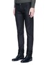 Front View - Click To Enlarge - ARMANI COLLEZIONI - Slim fit raw jeans