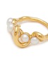 Detail View - Click To Enlarge - MISSOMA - Molten Freshwater Pearl 18K Gold-Plated Stering Silver Ring