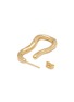 Detail View - Click To Enlarge - MISSOMA - Molten 18K Gold-Plated Ovate Hoop Earrings
