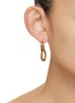 Figure View - Click To Enlarge - MISSOMA - Molten 18K Gold-Plated Ovate Hoop Earrings