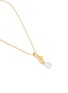Detail View - Click To Enlarge - MISSOMA - Molten Baroque Pearl Drop Pendant 18K Gold Plated Necklace