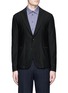 Main View - Click To Enlarge - ARMANI COLLEZIONI - Textured soft blazer