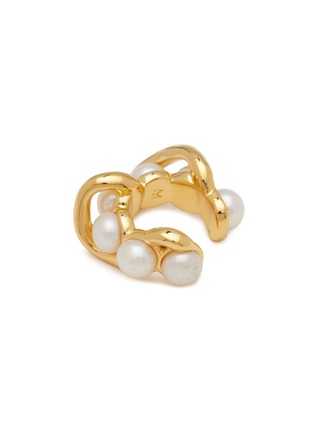 Detail View - Click To Enlarge - MISSOMA - Molten 18K Gold Plated Conch Ear Cuff