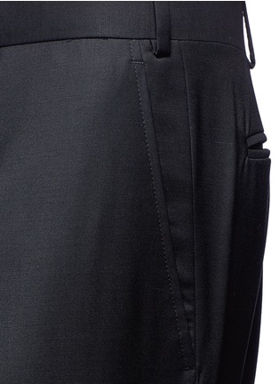 Detail View - Click To Enlarge - ARMANI COLLEZIONI - Tailored wool pants