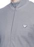 Detail View - Click To Enlarge - ARMANI COLLEZIONI - Logo patch piqué track jacket