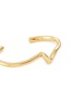 Detail View - Click To Enlarge - MISSOMA - Molten 18K Gold Plated Wave Cuff Bracelet