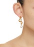 Figure View - Click To Enlarge - MISSOMA - Molten Baroque Pearl 18K Gold Plated Mismatch Drop Earrings