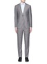 Main View - Click To Enlarge - ARMANI COLLEZIONI - 'Metropolitan' diamond weave wool suit