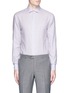 Main View - Click To Enlarge - ARMANI COLLEZIONI - Stripe jacquard shirt