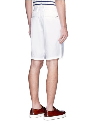Back View - Click To Enlarge - ARMANI COLLEZIONI - Cotton shorts