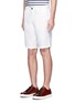 Front View - Click To Enlarge - ARMANI COLLEZIONI - Cotton shorts