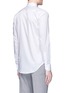 Back View - Click To Enlarge - ARMANI COLLEZIONI - Stretch cotton twill shirt