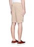 Back View - Click To Enlarge - ARMANI COLLEZIONI - Cotton shorts
