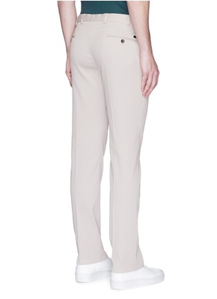 Back View - Click To Enlarge - ARMANI COLLEZIONI - Woven cotton pants