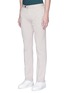 Front View - Click To Enlarge - ARMANI COLLEZIONI - Woven cotton pants
