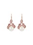 Main View - Click To Enlarge - LORINA BALTEANU - Moona Tourmaline Pearl Earrings