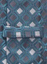 Detail View - Click To Enlarge - ARMANI COLLEZIONI - Square diamond jacquard silk tie