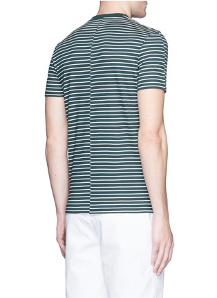 Back View - Click To Enlarge - ARMANI COLLEZIONI - Stripe print T-shirt