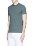 Front View - Click To Enlarge - ARMANI COLLEZIONI - Stripe print T-shirt
