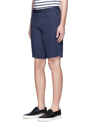 Front View - Click To Enlarge - ARMANI COLLEZIONI - Cotton shorts