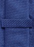 Detail View - Click To Enlarge - ARMANI COLLEZIONI - Zigzag jacquard silk tie