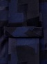 Detail View - Click To Enlarge - ARMANI COLLEZIONI - Geometric jacquard cotton-silk tie