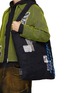 Figure View - Click To Enlarge - SONG FOR THE MUTE - Graphic Patchwork Tote Bag