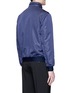 Back View - Click To Enlarge - ARMANI COLLEZIONI - Debossed dot print track jacket