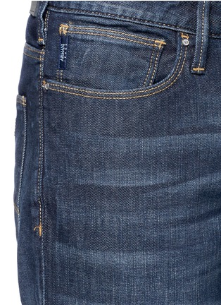 Detail View - Click To Enlarge - ARMANI COLLEZIONI - Slim fit wash jeans