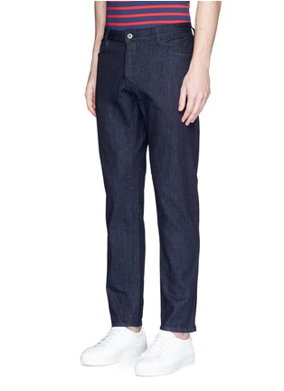 Front View - Click To Enlarge - ARMANI COLLEZIONI - Cotton jeans