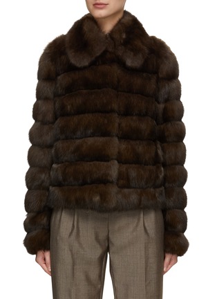 Main View - Click To Enlarge - YVES SALOMON - Sable Fur Jacket