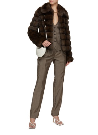 Figure View - Click To Enlarge - YVES SALOMON - Sable Fur Jacket