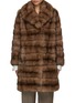 Main View - Click To Enlarge - YVES SALOMON - Exaggerated Lapel Sable Fur Coat