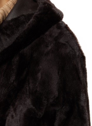  - YVES SALOMON - Hooded Shearling Coat