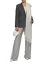 Figure View - Click To Enlarge - YVES SALOMON - Single Breasted Blazer