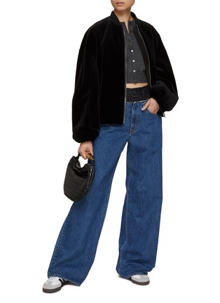 Figure View - Click To Enlarge - YVES SALOMON - Mink Fur Bomber Jacket