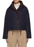 Main View - Click To Enlarge - YVES SALOMON - Mink Fur Trim Reversible Fur Puffer Jacker