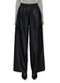 Main View - Click To Enlarge - YVES SALOMON - Wide Leg Lambskin Cargo Trousers