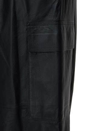  - YVES SALOMON - Wide Leg Lambskin Cargo Trousers