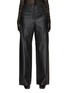 Main View - Click To Enlarge - YVES SALOMON - Wide Leg Leather Pants