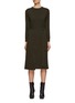 Main View - Click To Enlarge - YVES SALOMON - Belted Wrap Dress