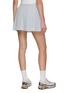 Back View - Click To Enlarge - GOSPHERES - Logo Waistband Pleated Tennis Skirt
