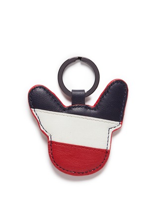 Main View - Click To Enlarge - ÊTRE CÉCILE - Stripe dog face keyring