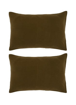 Main View - Click To Enlarge - SOCIETY LIMONTA - Rem Pillowcase Set of 2 — Alga
