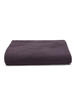 Main View - Click To Enlarge - SOCIETY LIMONTA - Rem King Size Linen Fitted Sheet — Ultraviola