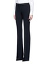 Front View - Click To Enlarge - ALEXANDER MCQUEEN - Crepe straight leg pants