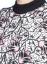 Detail View - Click To Enlarge - SELF-PORTRAIT - 'Nightshade' floral guipure lace flared midi dress