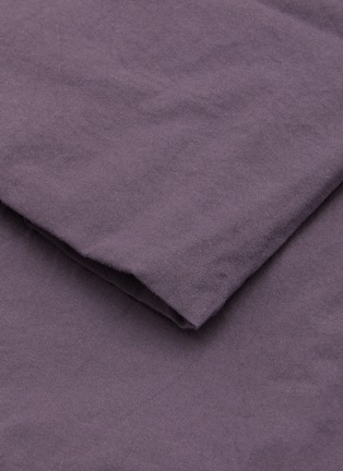 Detail View - Click To Enlarge - SOCIETY LIMONTA - Over King Size Cotton Fitted Sheet — Ultraviola