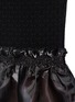 Detail View - Click To Enlarge - OPENING CEREMONY - Organdy ruffle floral jacquard midi skirt