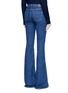Back View - Click To Enlarge - VICTORIA, VICTORIA BECKHAM - High rise slim fit flared jeans